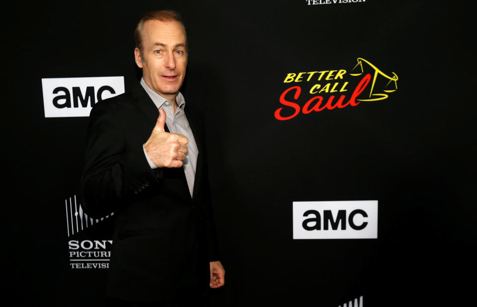 Cast member Bob Odenkirk poses at the premiere for season 3 of the television series "Better Call Saul" in Culver City, California U.S., March 28, 2017. REUTERS/Mario Anzuoni