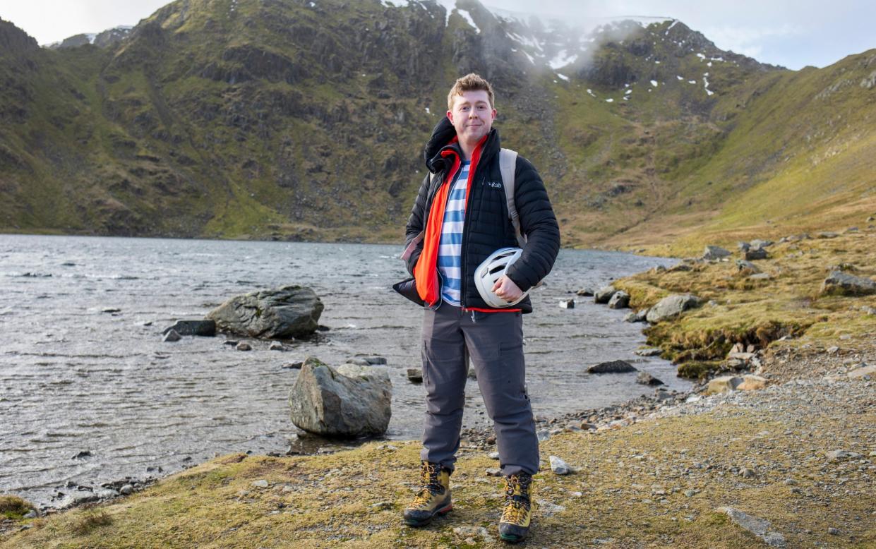 Jack Rear takes part in a Winter Walking Skills day course in the Lake District