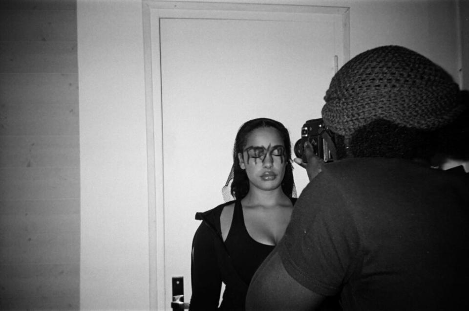 Jorja Smith on set for the ‘Try Me’ video (Picture: Derelle Elijah)