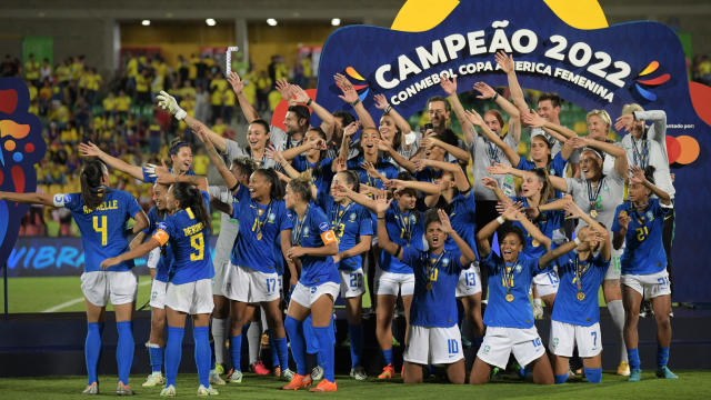 Brasil superó lo justo a Colombia y se consagró campeón de la Copa América Femenina