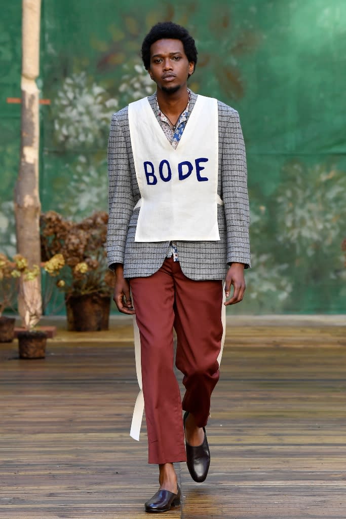 bode fall 2020, paris fashion week men's