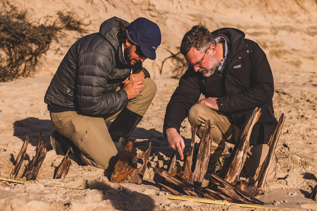 A team of experts have been researching the wreck since it was unveiled in December (Katie Kaizer Photography)