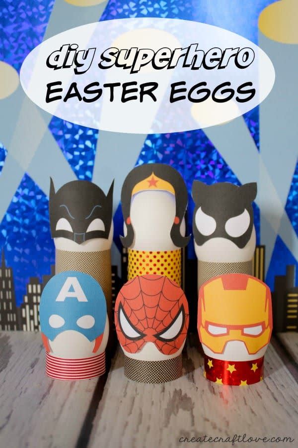 Superhero Easter Eggs