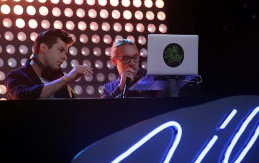 Silk City performs during the eighth annual Governors Ball Music Festival in Randall's Island in New York on June 2, 2018