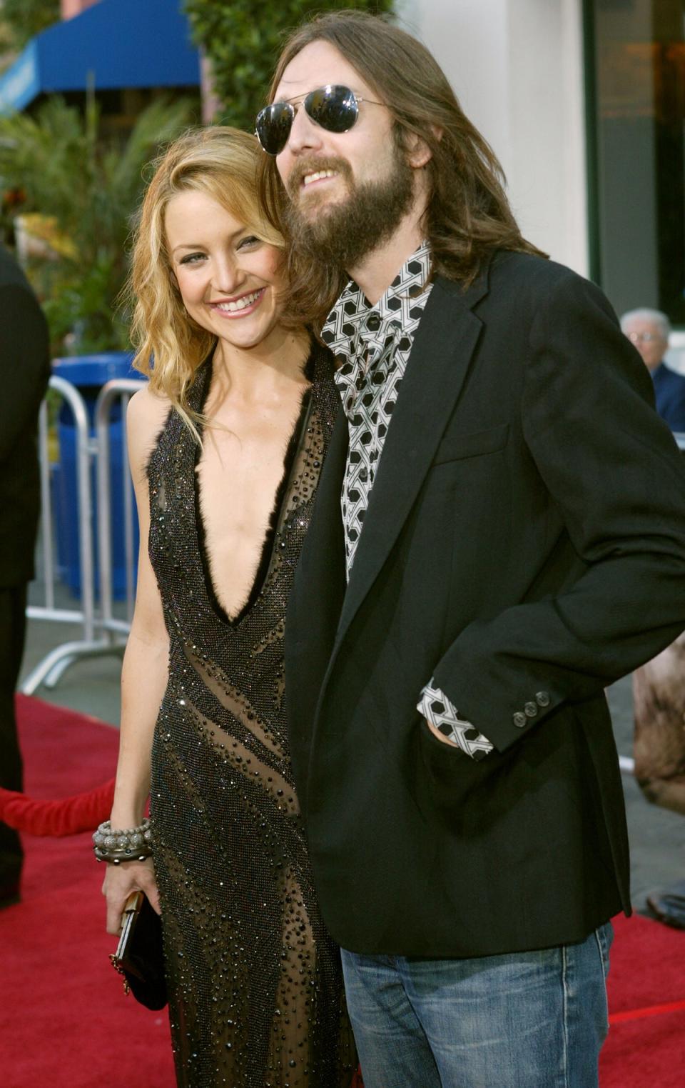 Kate Hudson and ex-husband Chris Robinson at the premiere of “Skeleton Key” at Universal Studios Cinema at Universal City Walk on August 2, 2005 (Getty Images)