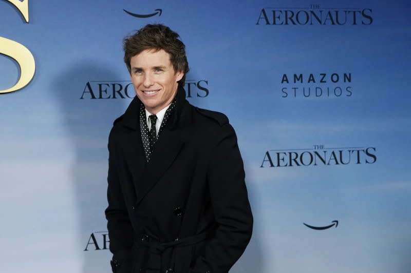 Eddie Redmayne arrives on the red carpet at "The Aeronauts" New York premiere at SVA Theater on December 4, 2019. The actor turns 42 on January 6. File Photo by John Angelillo/UPI