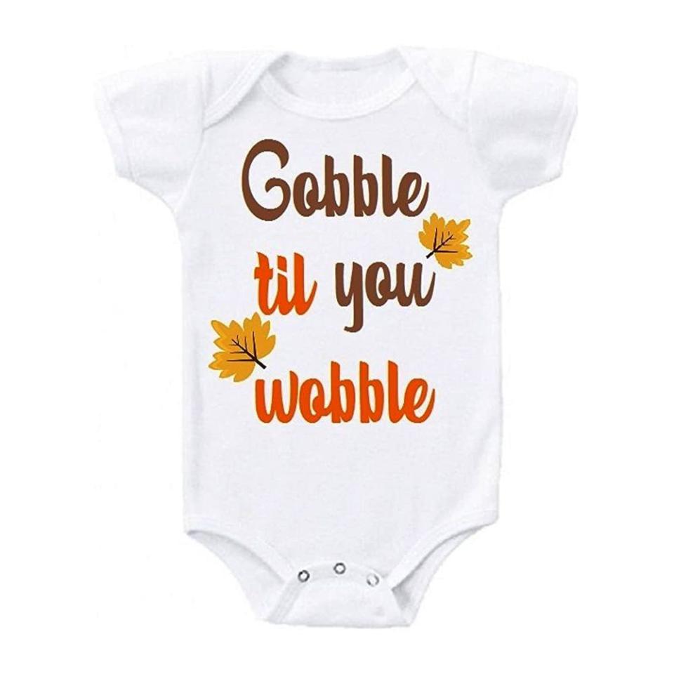 Gobble 'Til You Wobble Onesie