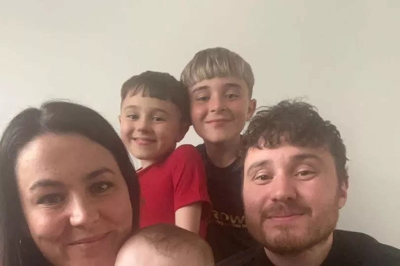 The family cut short their summer holiday after their caravan was plagued with mould