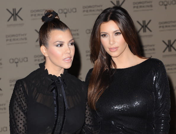 Kourtney y Kim Kardashian