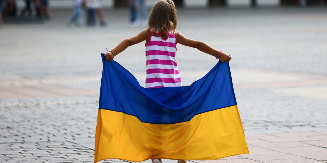 ukraine girl protest