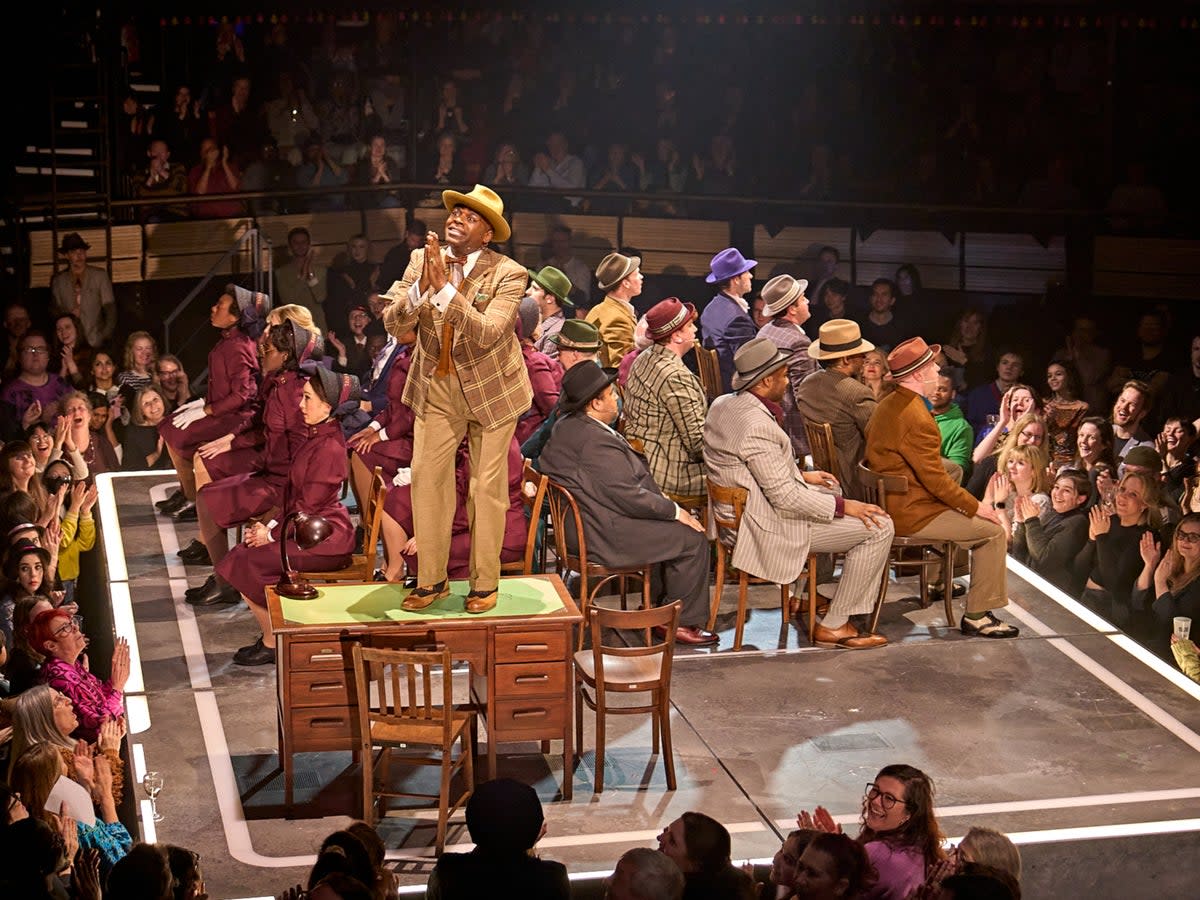 Cedric Neal (standing) and the cast of ‘Guys & Dolls’  (Manuel Harlan)