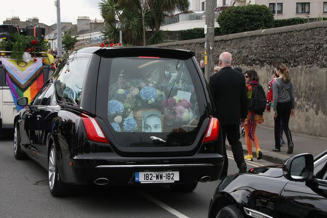 <p>MEGA</p> Sinead O'Connor's funeral in Co. Wicklow, Ireland