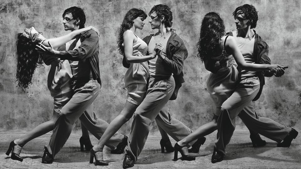 Laetitia Casat and Segei Polunin, shot by Albert Watson for the 2019 Pirelli calendar