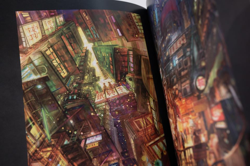 歐陽俊禧熱愛香港街道相關創作，並擅長以「數碼龐克」（Cyberpunk）風格呈現街道的密集風景。