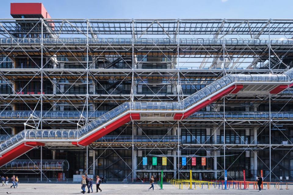 The outside of the Pompidou centre whets the appetite for the treasures inside (Getty Images)