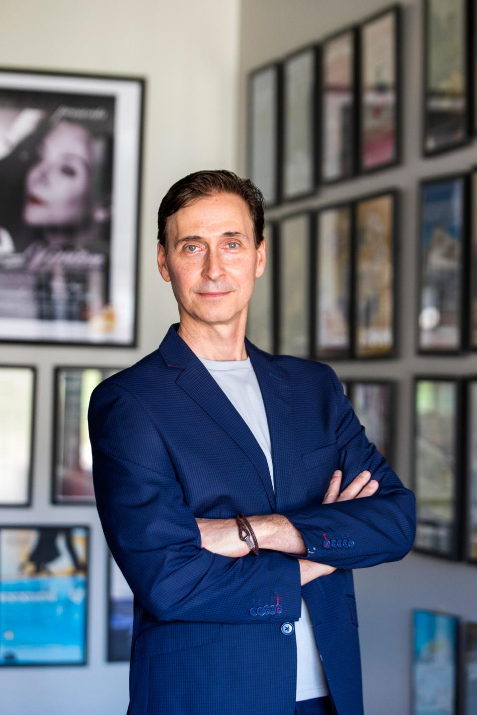 Adam Karsten is the new executive artistic director at Coachella Valley Repertory in Cathedral City, Calif., on October 4, 2022. 
