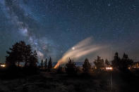 <p>“A big hope for fighting light pollution is to get the next generation engaged and inspired and we’re hopeful our project can play a small part in that. (SKYGLOW/CATERS NEWS) </p>