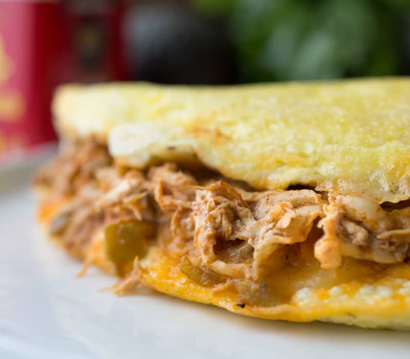 Turkey Enchilada Omelet