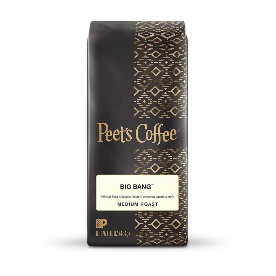 <p><a href="https://go.redirectingat.com?id=74968X1596630&url=https%3A%2F%2Fwww.peets.com%2Fproducts%2Fbig-bang&sref=https%3A%2F%2Fwww.bestproducts.com%2Feats%2Fdrinks%2Fa15769634%2Freviews-delicious-coffee-brands-beans%2F" rel="nofollow noopener" target="_blank" data-ylk="slk:Shop Now;elm:context_link;itc:0;sec:content-canvas" class="link ">Shop Now</a></p><p>Big Bang Medium Roast (16 oz.)</p><p>$18.95</p><p>peets.com</p>