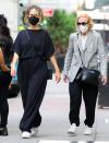 <p>Sarah Paulson and Holland Taylor walk around N.Y.C. on Sept. 12 after having lunch at Bergdorf Goodman.</p>