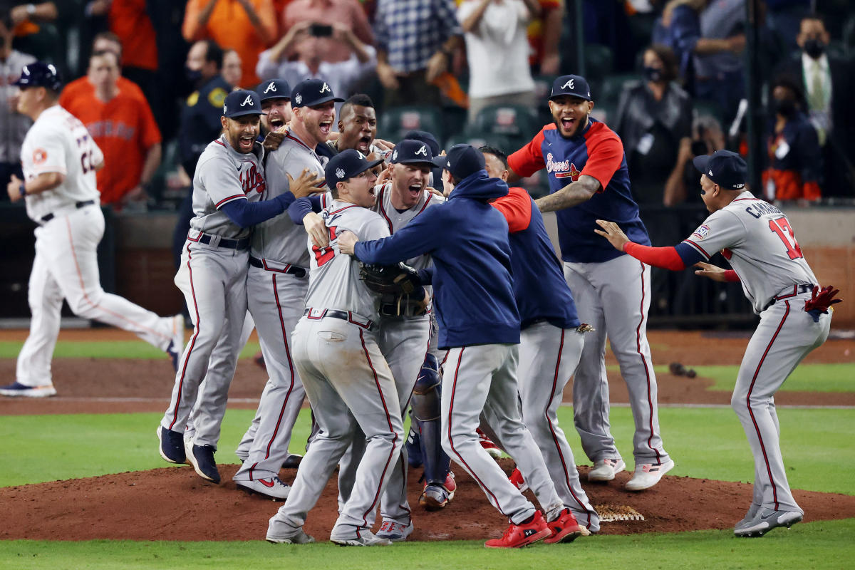 Atlanta Braves World Series championship gear: Here's how to get shirts,  jerseys, hats and more 