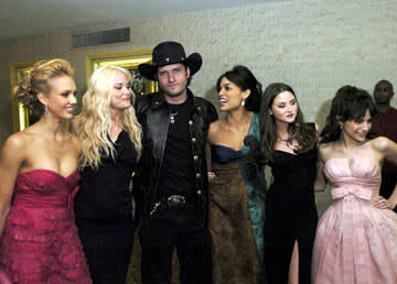 Jessica Alba , Jaime King, director Robert Rodriguez , Rosario Dawson , Devon Aoki and Brittany Murphy at the Westwood premiere of Dimension Films' Sin City