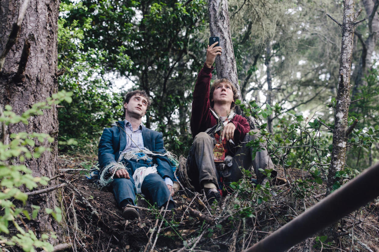 Daniel Radcliffe played a corpse alongside Paul Dano in surreal tragicomedy Swiss Army Man. (Alamy/A24)