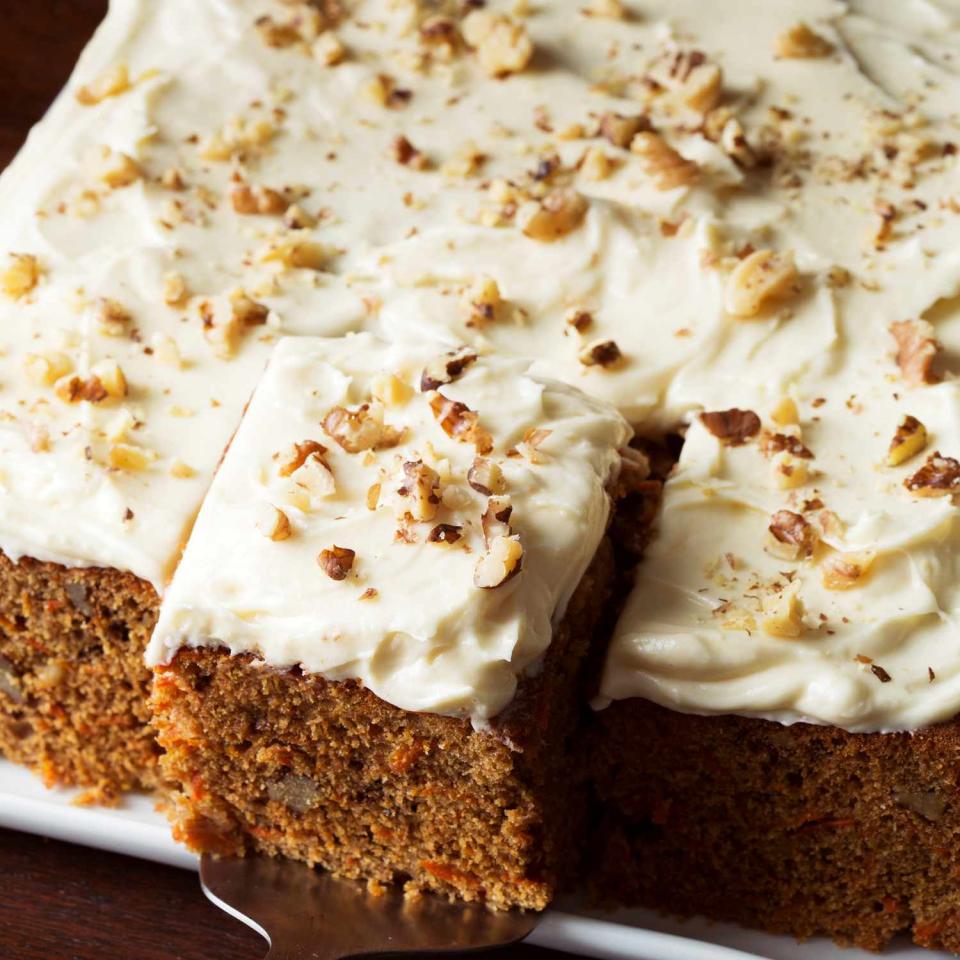 Carrot Cake with Miso Cream Cheese Frosting