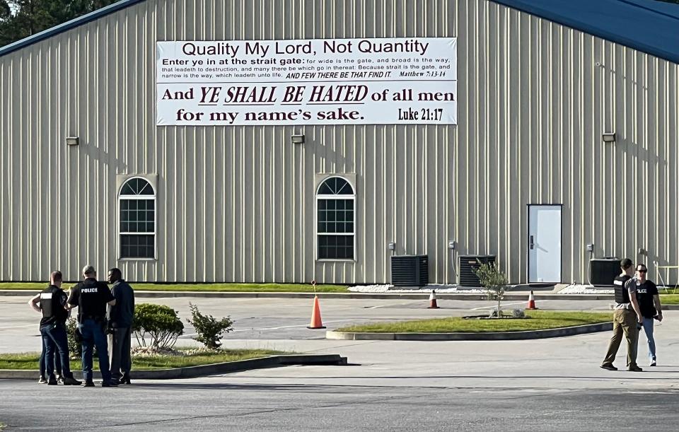 The House of Prayers church in Hinesville was the subject of a raid by FBI agents Thursday morning. The raid took place shorty after 8 a.m. The church is located on the 2500 block of Airport Road.