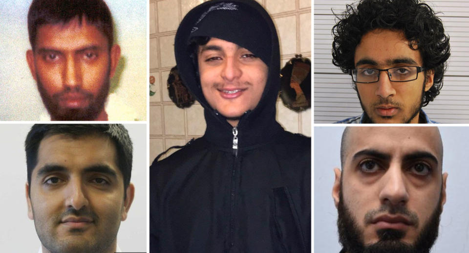 Five terrorists who, according to the Henry Jackson Society, are set to be freed from prison this year on early release