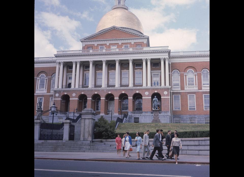 Massachusetts became the first state in the nation to <a href="http://www.history.com/this-day-in-history/first-legal-same-sex-marriage-performed-in-massachusetts" target="_blank"> legalize same-sex marriage on May 17, 2004</a>. The state's Supreme Court initially found the ban on gay marriage unconstitutional on Nov. 18, 2003.