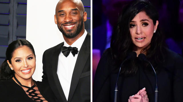 Kobe Bryant dons teal suit out with wife Vanessa in LA