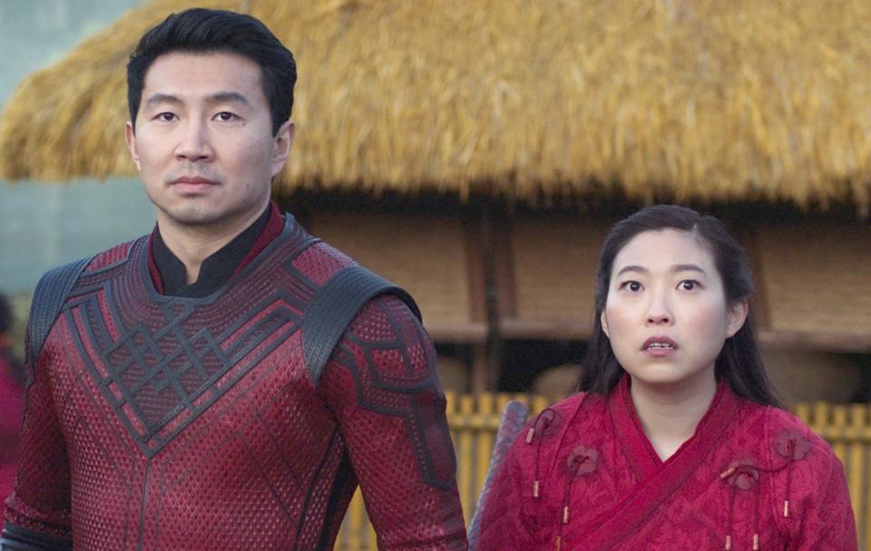 Simu Liu and Awkwafina in Shang Chi