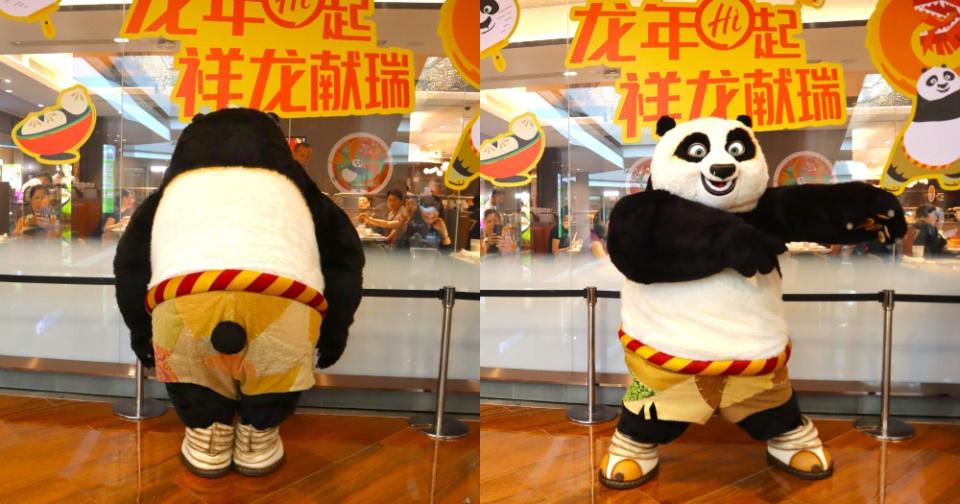 haidilao kung fu panda - kung fu panda 4 mascot