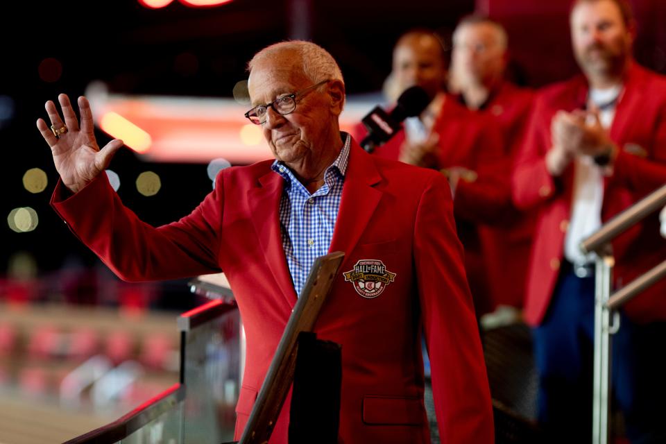 Marty Brennaman was the Reds broadcaster from 1974-2019.