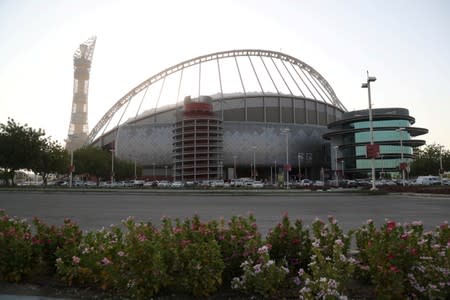 FILE PHOTO: General view of Khalifa International Stadium in Doha