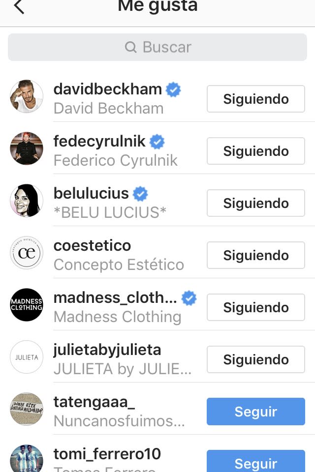 David Beckham, uno de los admiradores de Cande. Foto: captura Instagram/candelariatinelli