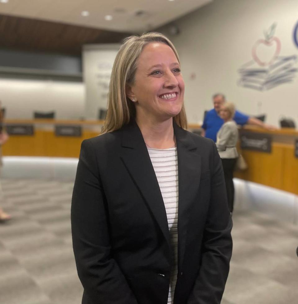 Corinne Folmer will take over as the next superintendent of the Clovis Unified School District, the school board announced Monday in a unanimous 7-0 vote.