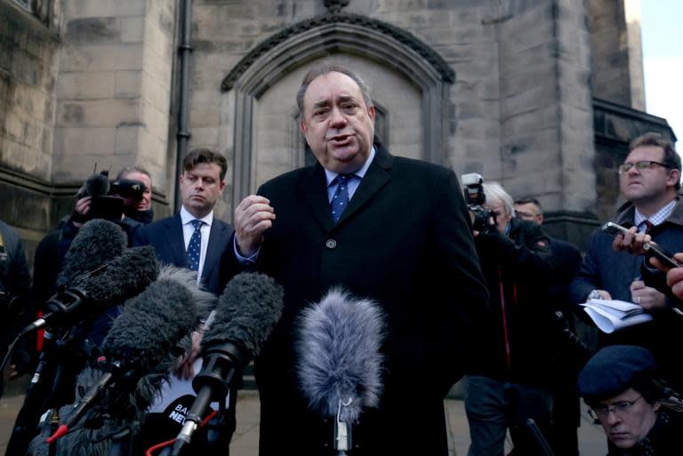 Alex Salmond: Students asked whether stone tribute should be removed from campus after sex crime charges