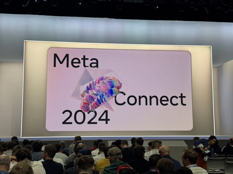 Meta年度開發者大會登場 Meta公司25日在美國加州舉辦Connect 2024年度開發 者大會，全球僅百餘媒體受邀參與實體活動。 中央社記者吳家豪孟羅公園攝 113年9月26日 