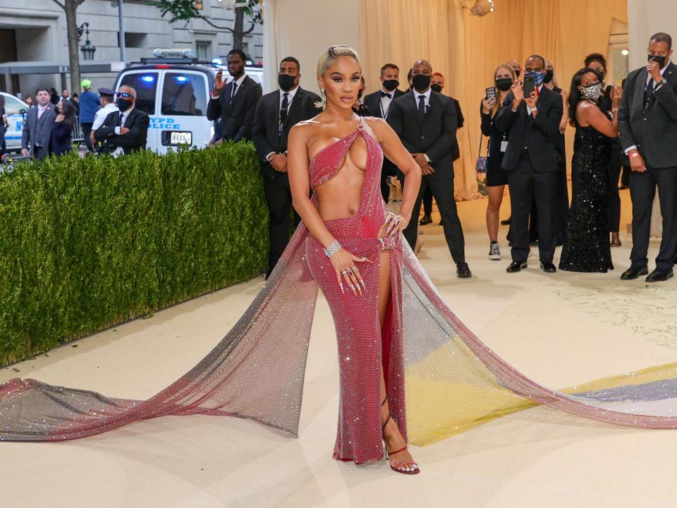 Saweetie attends the 2021 Met Gala.