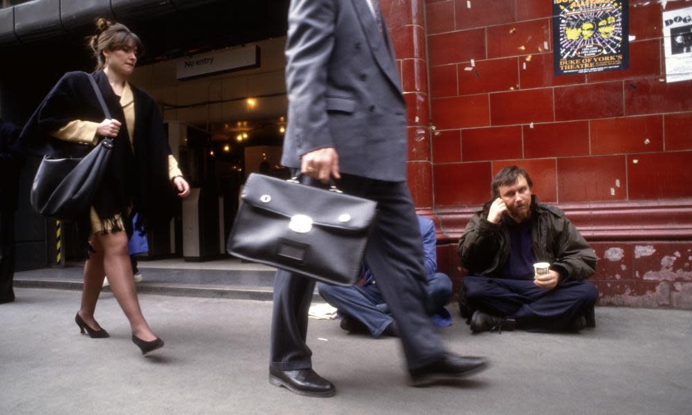 VARIOUSMandatory Credit: Photo by Janine Wiedel/REX Shutterstock (3197167a) Begging outside Covent garden tube in central london. VARIOUS