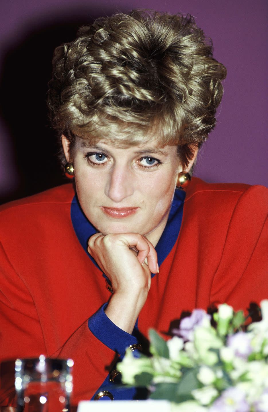 1992: Princess Diana At A Charity Lunch