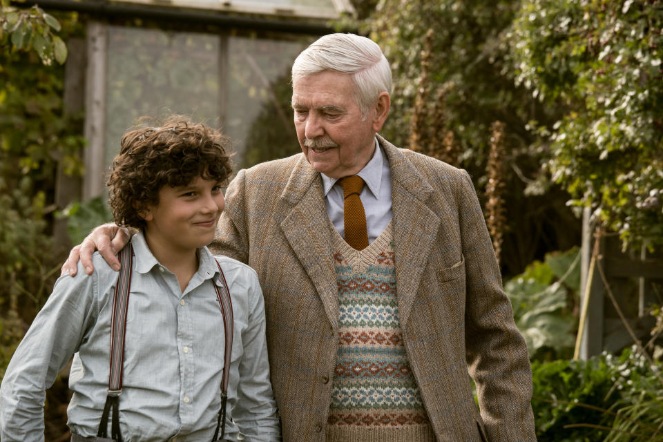 Lucas Bond and Tom Courtenay in a still from <i>Summerland</i> (Lionsgate)