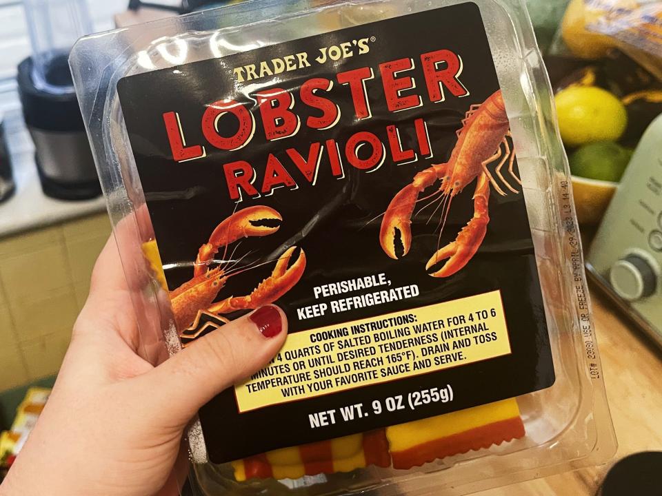 trader joes lobster ravioli