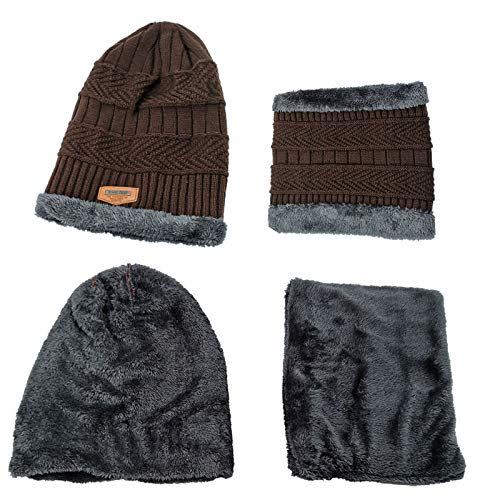 5) Plush Beanie and Scarf Set