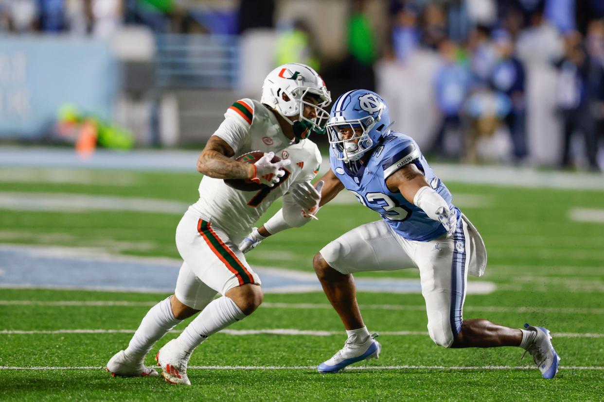 At the NFL combine, Cedric Gray recorded a 4.64 40 time. (Credit: Nell Redmond, Nell Redmond-USA TODAY Sports)