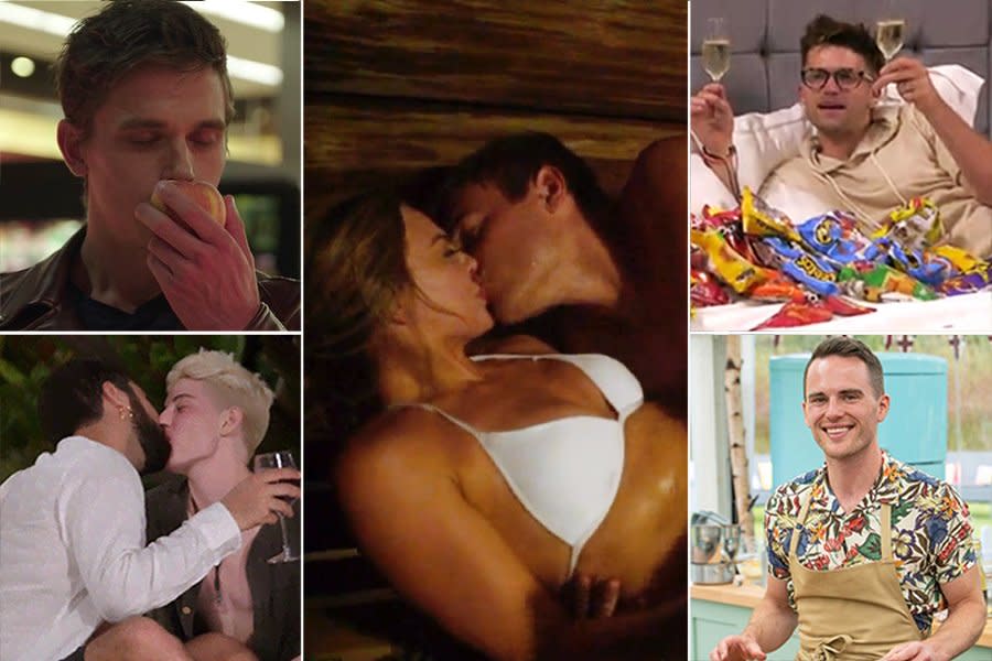 TV took a steamy turn this year: Antoni took a romantic whiff of a peach on <em>Queer Eye, </em>Tom seduced Katie with junk food on <em>Vanderpump Rules</em>, the guys on <em>The Great British Baking Show </em>were eye candy - er, pastries - and pretty much everyone hooked up on <em>Are You the One. </em>But it was Hannah B.'s hot-tub makeout on <em>The Bachelorette</em> that got pulses really racing.