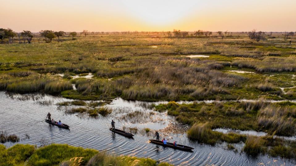 Mokoro safari in Botswana