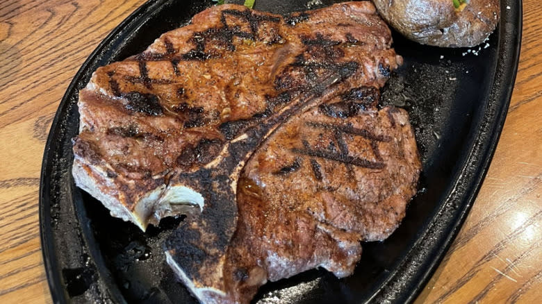 T-bone steak from Outback